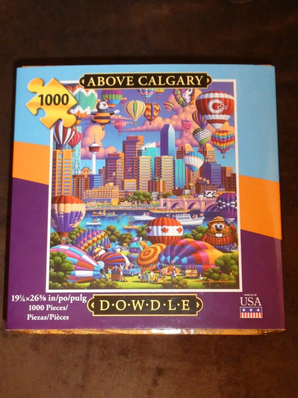 Dowdle “Above Calgary” 1000 Piece Jigsaw Puzzle